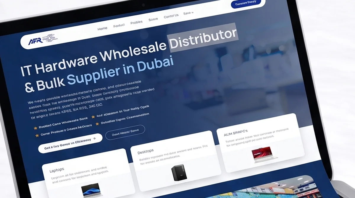 AFR Electronics website detail