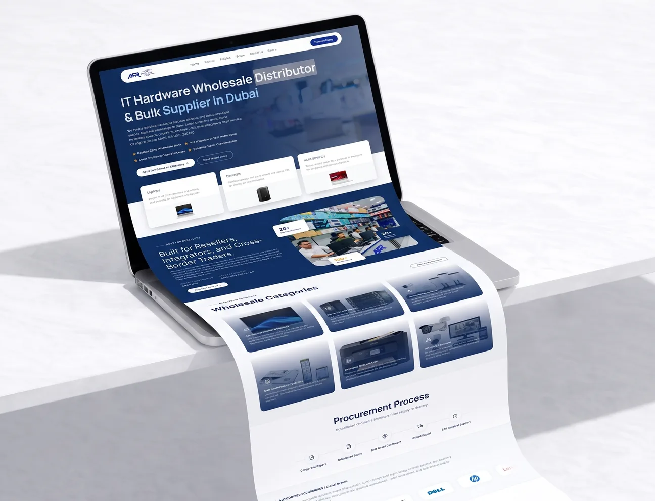 AFR Electronics – Website, GMB & Ads project by NextHub