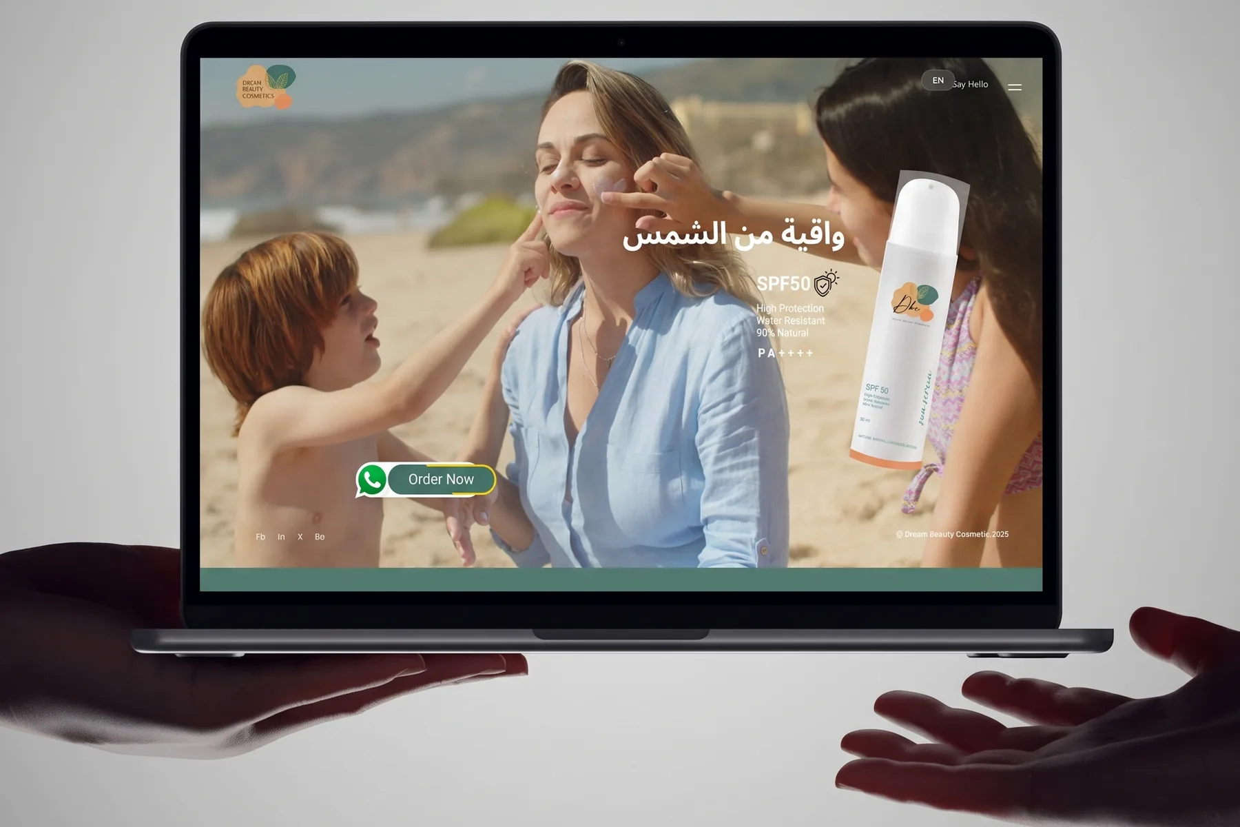 Dream Beauty Cosmetics – Shopify Store & Social Media by NextHub Innovations