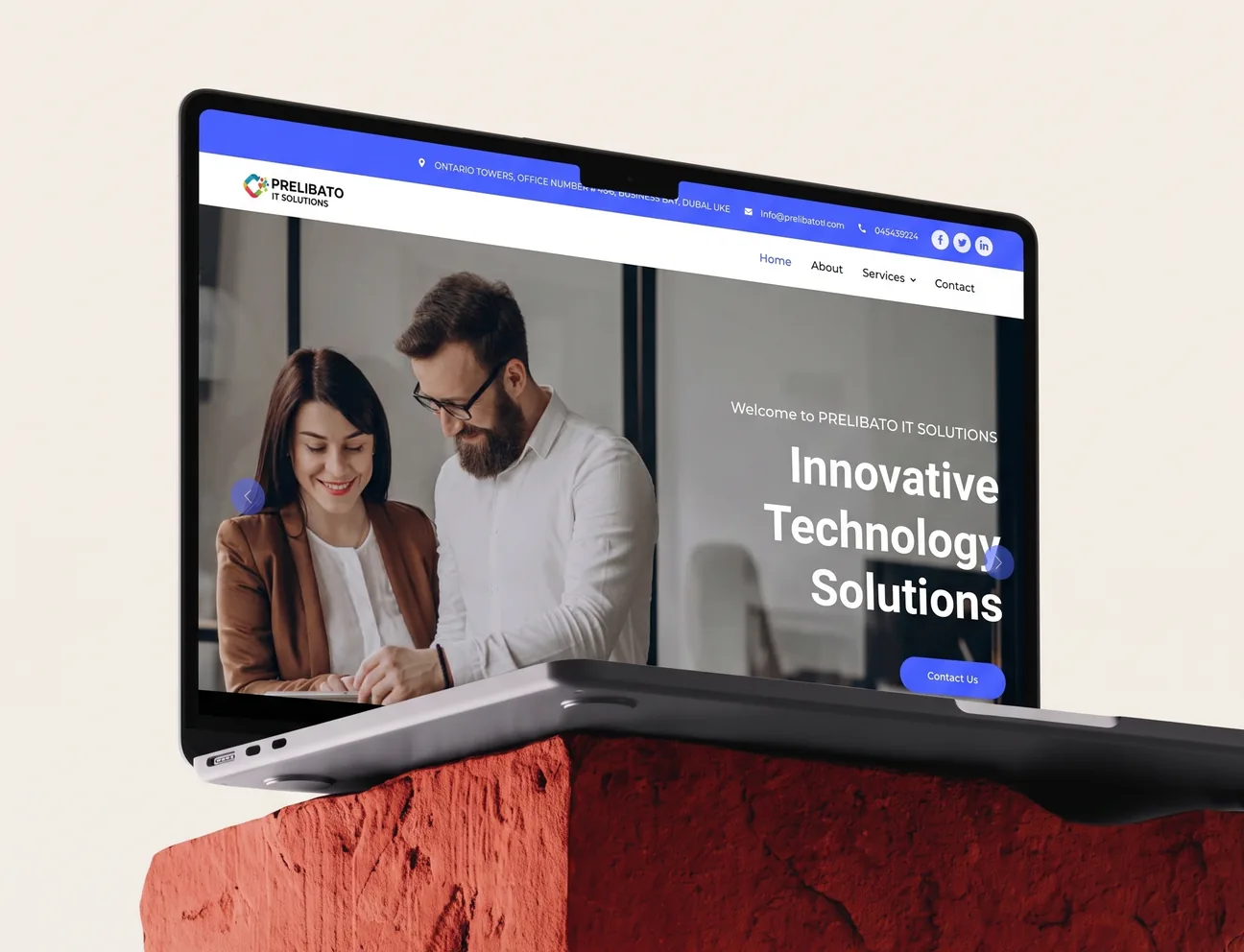 Prelibato IT Solutions L.L.C – LinkedIn, Social & Website Audit project by NextHub