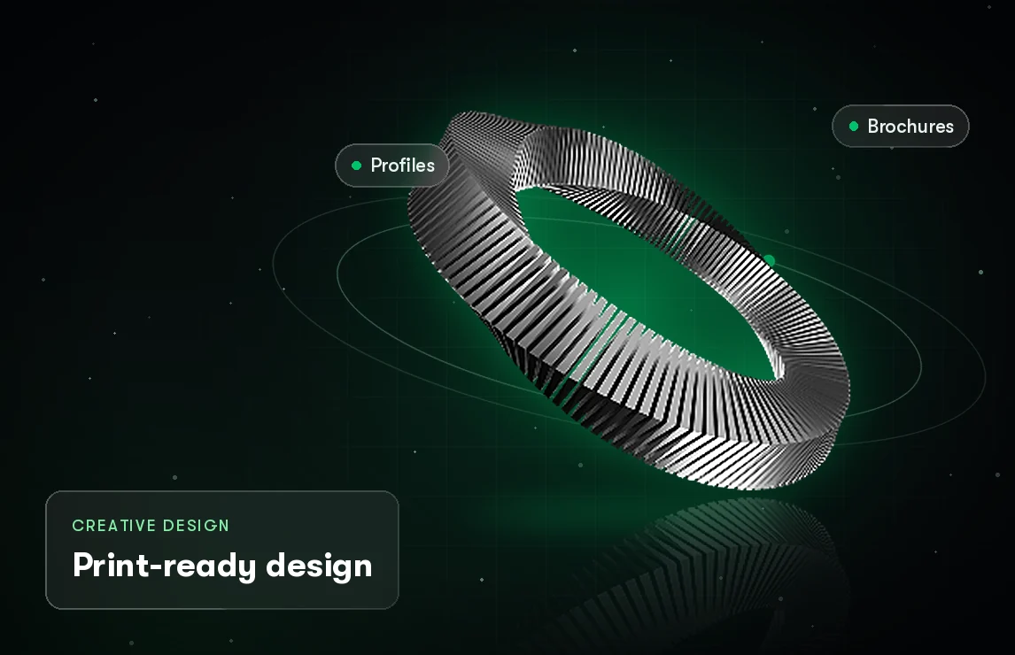 Creative design work by NextHub Innovations